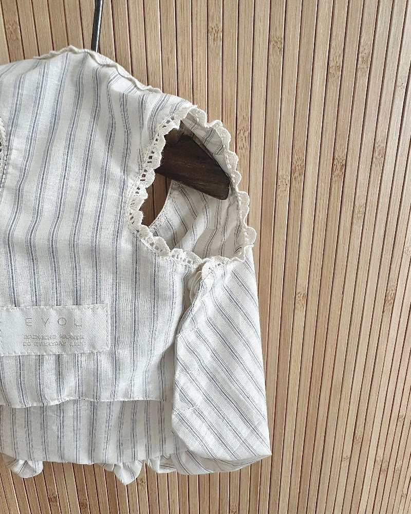 【予約】Stripe Balloon Vest