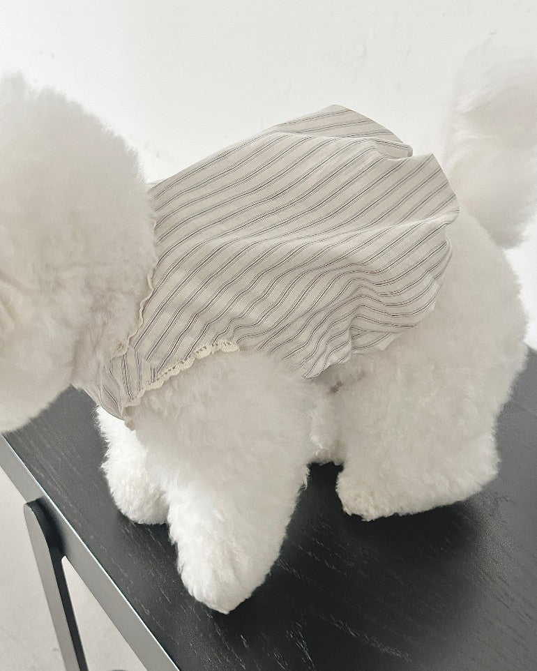 【予約】Stripe Balloon Vest