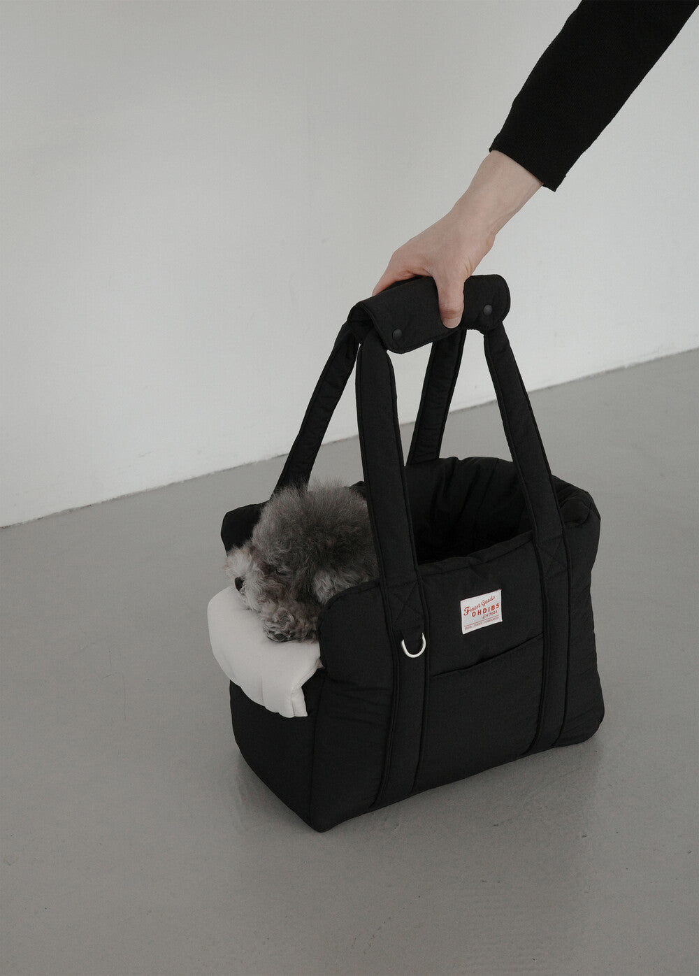 OHDIBS デイキャリーバッグ ブラック｜軽量・犬用キャリーバッグ｜パウ