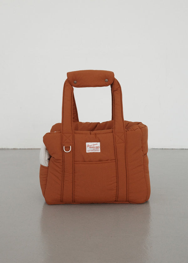 【予約】 DAY CARRY BAG (brick orange)｜犬用キャリーバッグ
