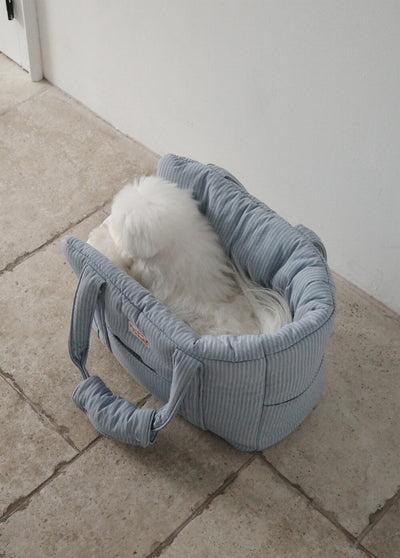 【予約】DAY CARRY BAG (blue stripes)