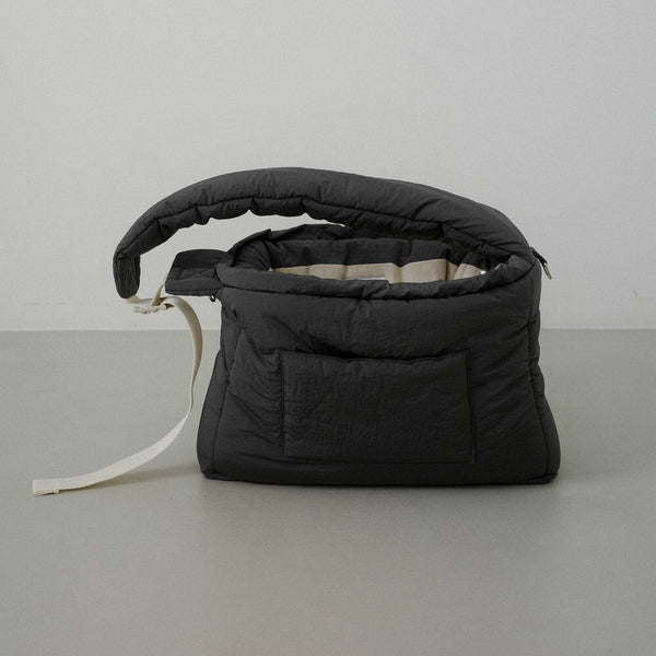【予約】Dibsling Bag _ charcoal｜犬用キャリーバッグ・スリングバッグ