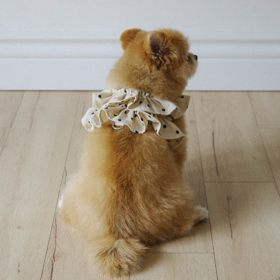 【オーダー品】　巾着バッグ　スマホポーチ　ジョリーフルール　犬パネル OHDIBS｜韓国発のおしゃれな犬服・キャリーバッグ・スリング通販【PAW