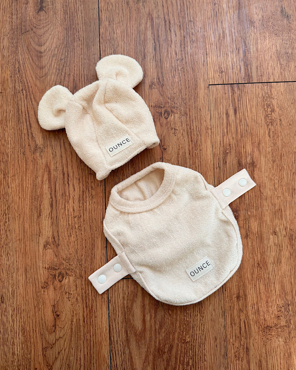 【20日予約〆切】Terry bear vest & hat