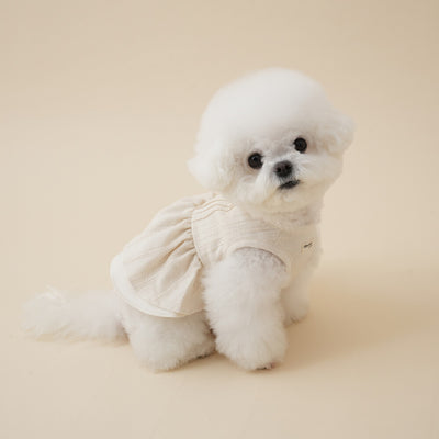 【予約】Organic Pintuck Dress