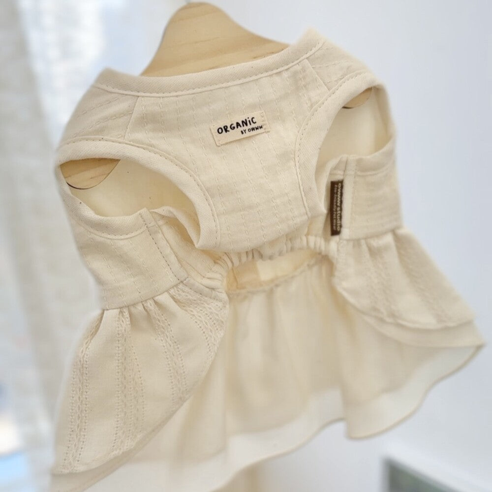 【予約】Organic Pintuck Dress