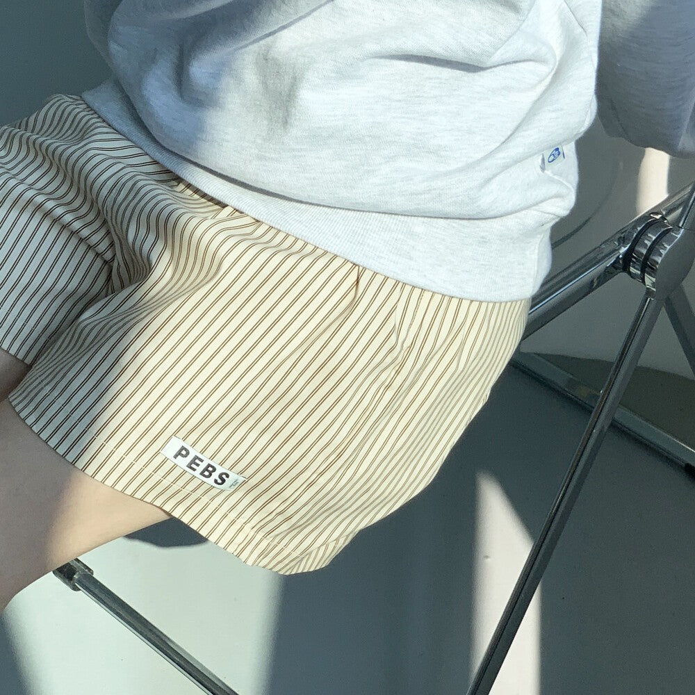 【予約】Striped shorts