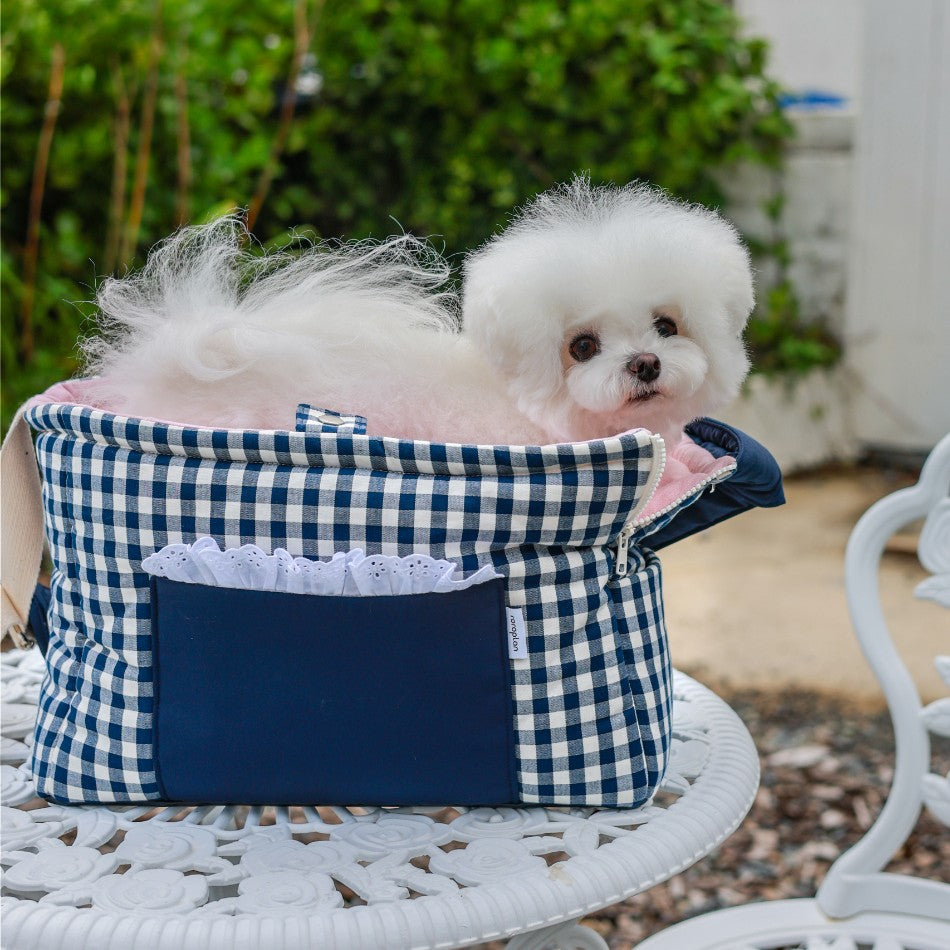 roroplan 10th cozy check needbag｜犬用キャリーバッグ・スリング