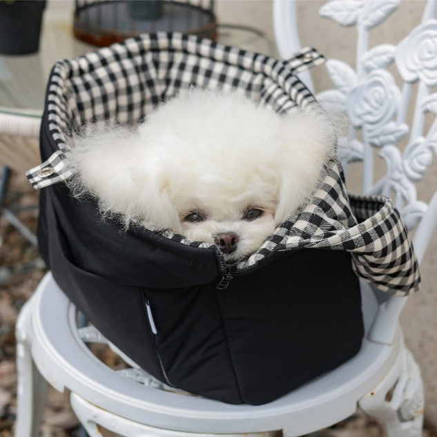 roroplan 10th cozy check needbag｜犬用キャリーバッグ・スリング