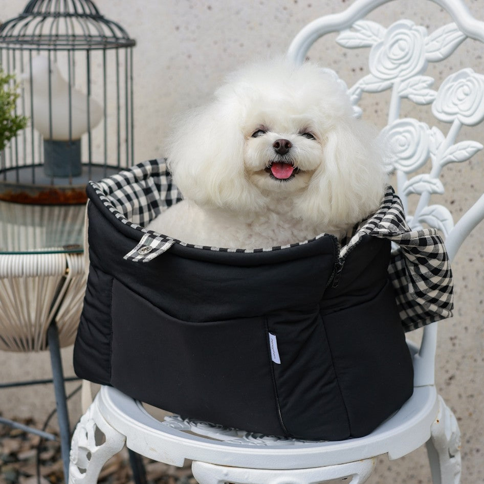 roroplan 10th cozy check needbag｜犬用キャリーバッグ・スリング