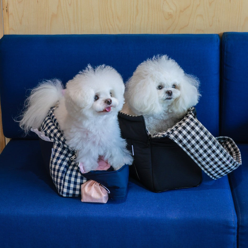 roroplan 10th cozy check needbag｜犬用キャリーバッグ・スリング