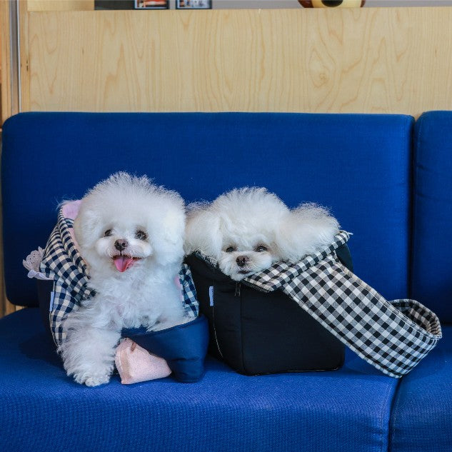 roroplan 10th cozy check needbag｜犬用キャリーバッグ・スリング