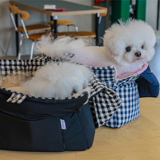 キャリーバッグ・スリング COZY-N Butter bag (Denim version) roroplan 10th cozy check needbag｜犬用キャリーバッグ・スリング