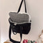 【受注生産】13th cozy check rorobag｜犬用キャリーバッグ
