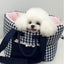 【受注生産】13th cozy check rorobag｜犬用キャリーバッグ
