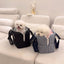 【受注生産】13th cozy check rorobag｜犬用キャリーバッグ