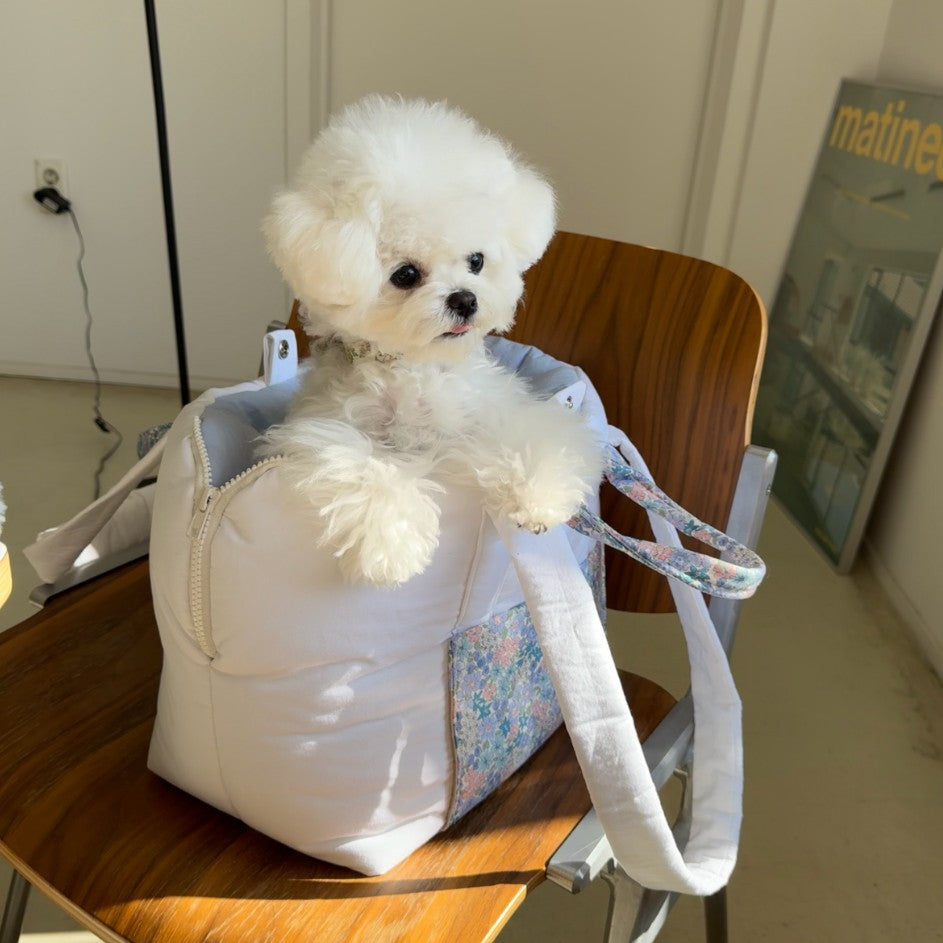 roroplan 7th Cotton rorobag (White)｜犬用キャリーバッグ｜PAW SELECT