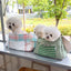 【受注生産】9th linen needbag｜犬用キャリーバッグ・スリングバッグ