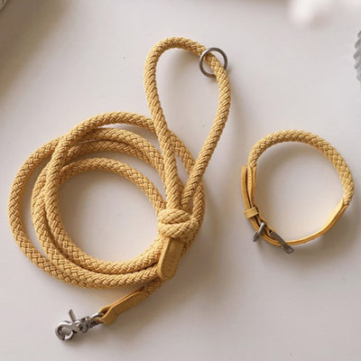 【予約】Rope leash classic - 1.8m（バナナ）