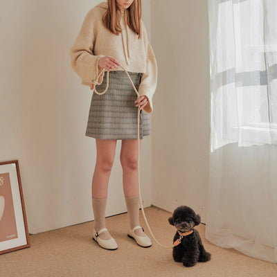 【予約】Rope leash classic - 1.8m（ベージュ）