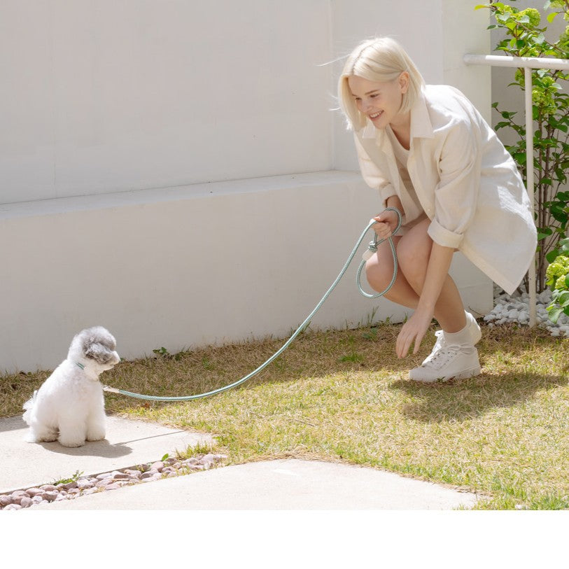 【予約】Rope leash classic - 1.8m（フォレストグリーン）