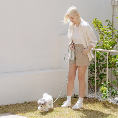 【予約】Rope leash classic - 1.8m（フォレストグリーン）