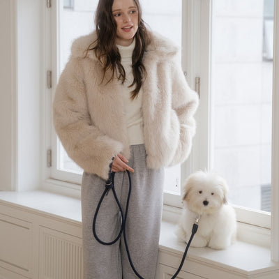 【予約】Rope leash classic - 1.8m（ネイビー）