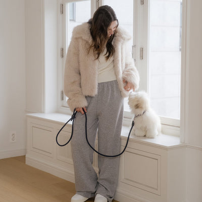 【予約】Rope leash classic - 1.8m（ネイビー）