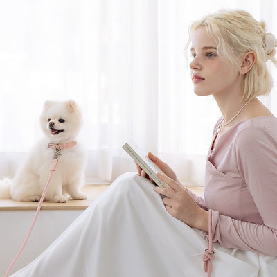 【予約】Slim leash（ピンク） - 1.8m