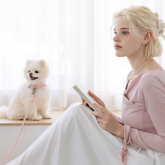 【予約】Slim leash（ピンク） - 1.8m