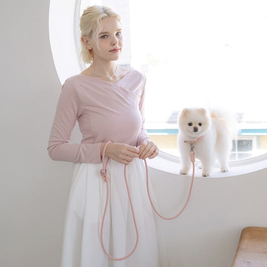 【予約】Slim leash（ピンク） - 1.8m