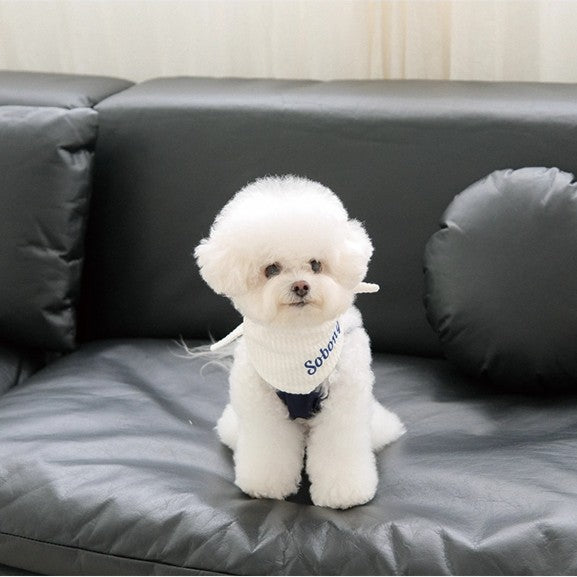 【予約】Checkpop Naming Scarf（ネーム刺繍可）