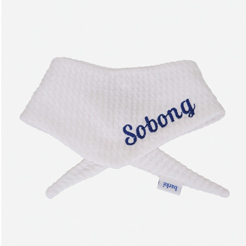 【予約】Checkpop Naming Scarf（ネーム刺繍可）