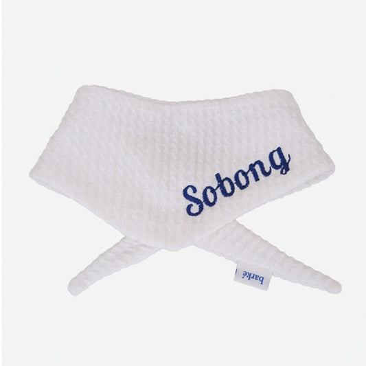 【予約】Checkpop Naming Scarf（ネーム刺繍可）