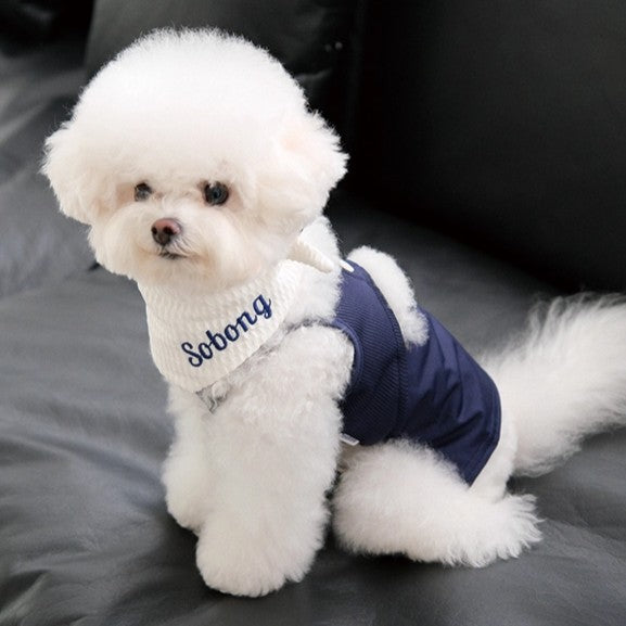 【予約】Checkpop Naming Scarf（ネーム刺繍可）