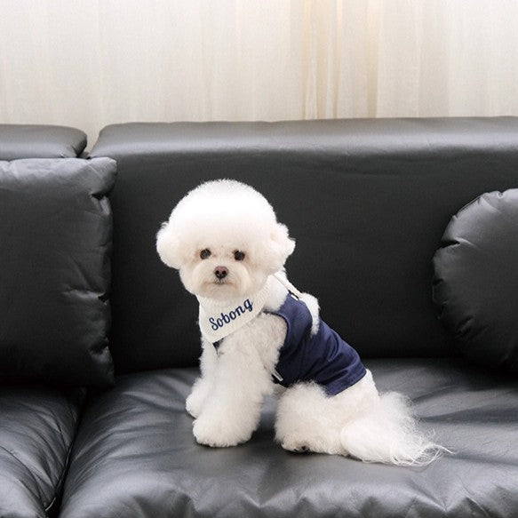 【予約】Checkpop Naming Scarf（ネーム刺繍可）