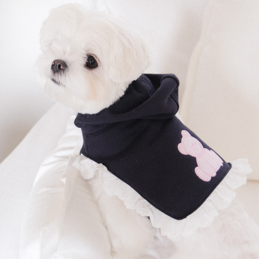 【予約】ディアベアフード付きポンチョ