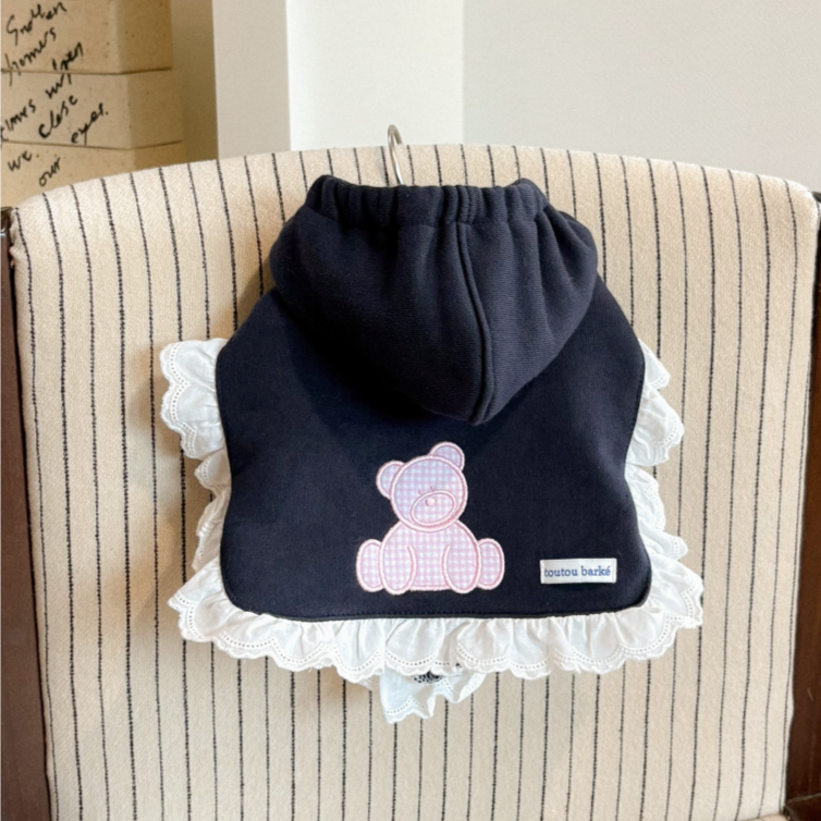 【予約】ディアベアフード付きポンチョ