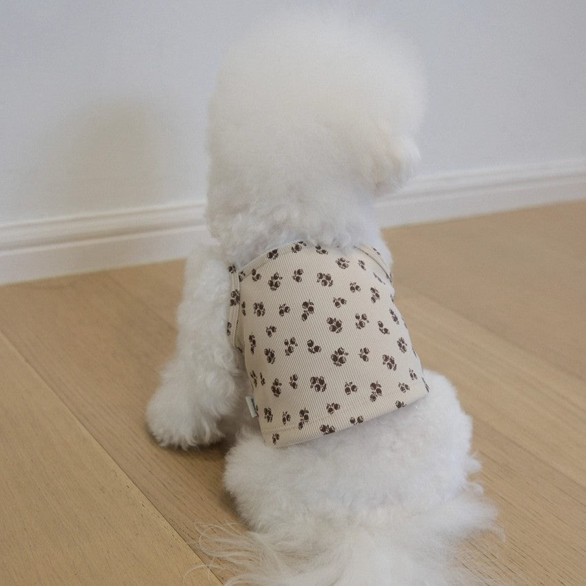 【予約】Floral Crop Sleeveless