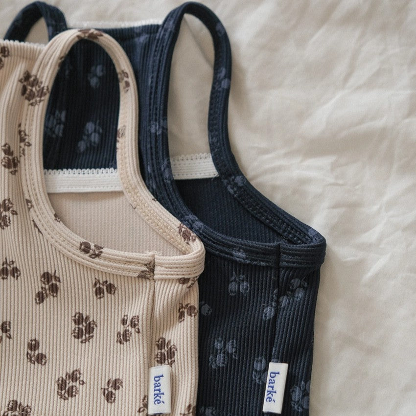 【予約】Floral Crop Sleeveless