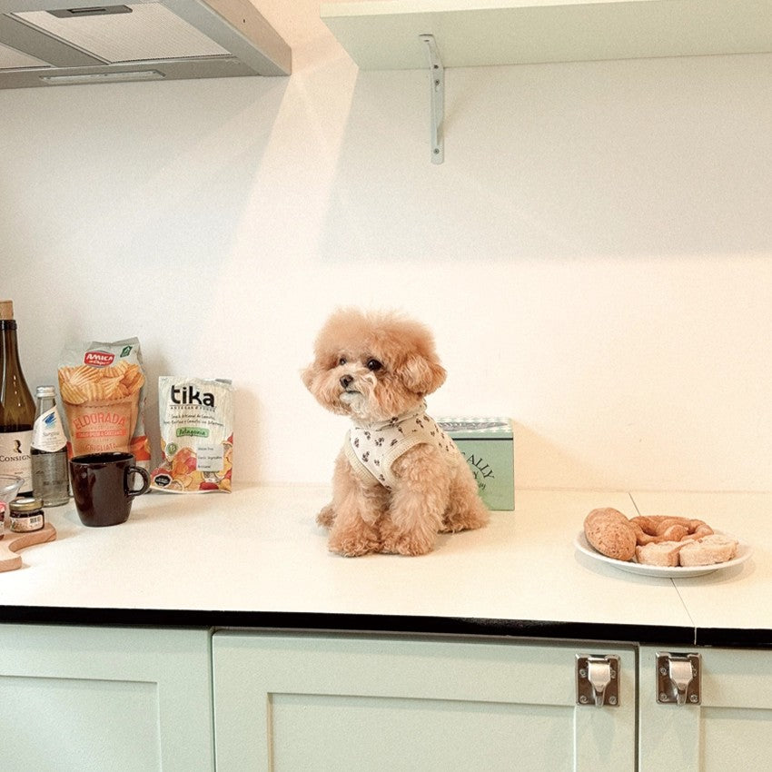 【予約】Floral Hooded Crop Poncho