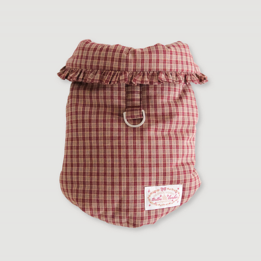 【予約】Check Frill Padding
