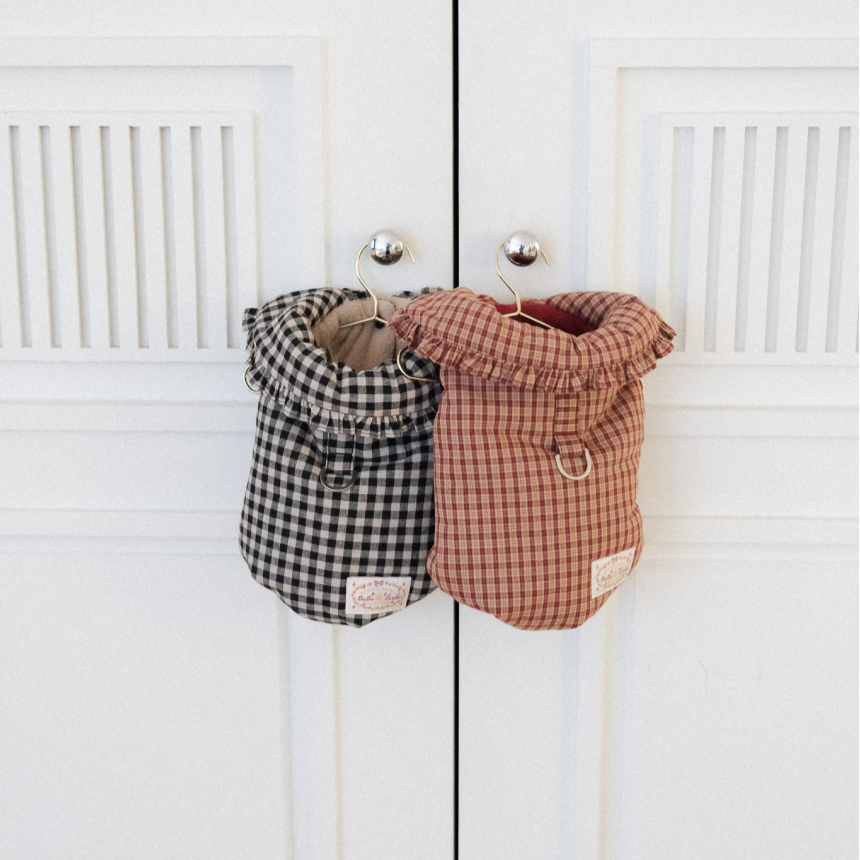 【予約】Check Frill Padding