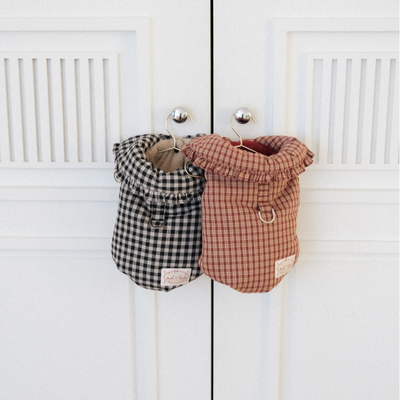 【予約】Check Frill Padding