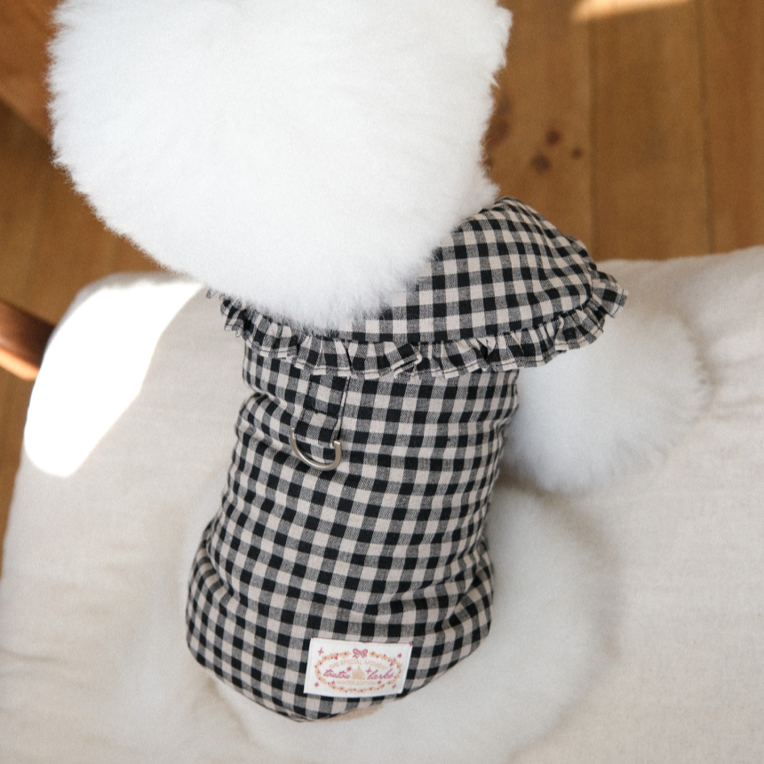 【予約】Check Frill Padding