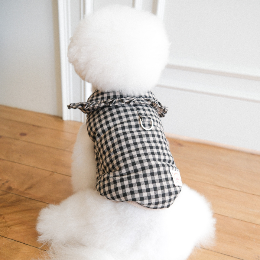 【予約】Check Frill Padding