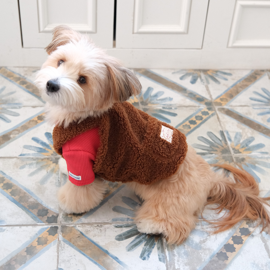 【予約】moment fur strap top