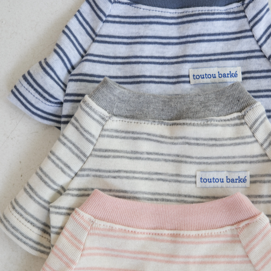 【予約】ノートストライプTシャツ