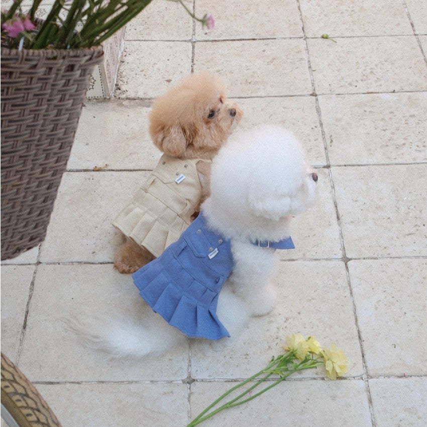 【予約】Pocket Suspender Dress