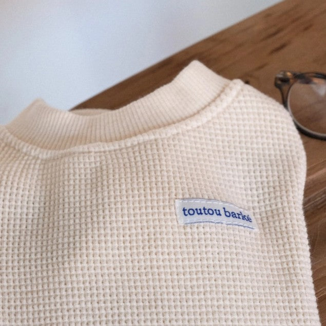 【予約】Waffle Henley Neck